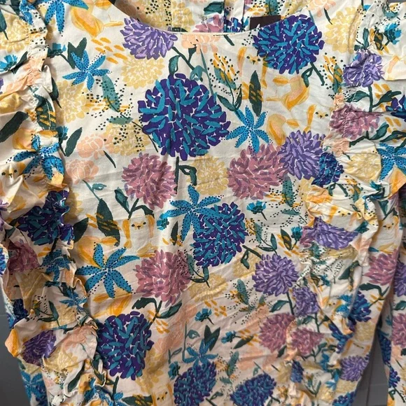 Tea Collection Ruffle Top 7 - Picture 2 of 7